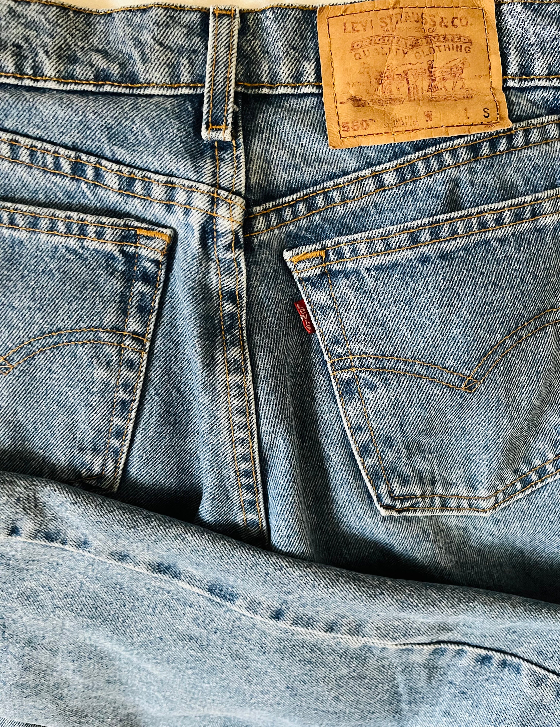 リーバイス 560 usa製 96年1月 Vintage Levis 560 Jeans Mens 36 Light Wash Loose Fit Tapered