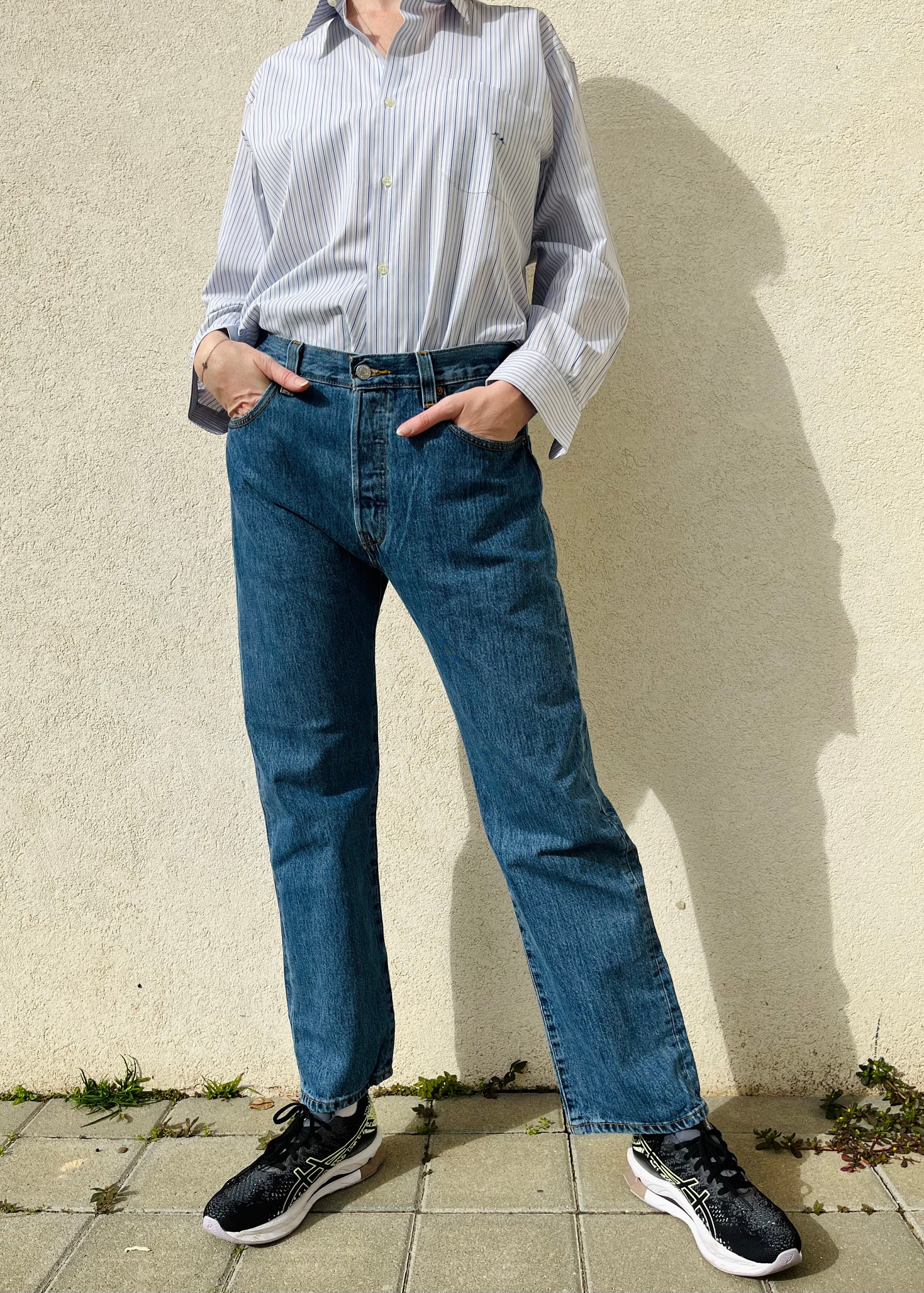 LEVI'S リーバイス　希少90年代USA製ブルー デニム オーバーオール LEVI'S リーバイス 希少90年代USA製ブルー デニム