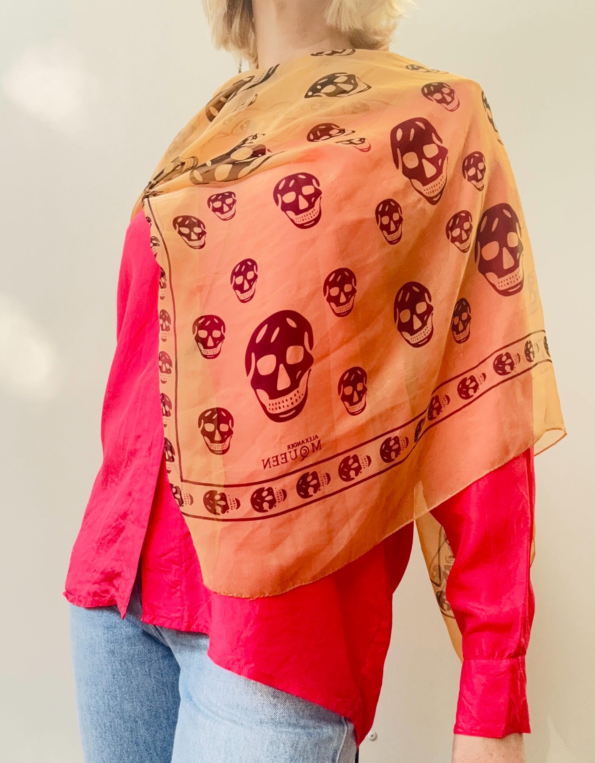 Alexander Mcqueen Scarf - Etsy