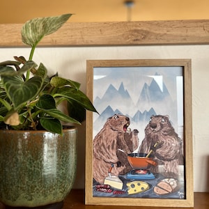 Affiche Marmot Fondue