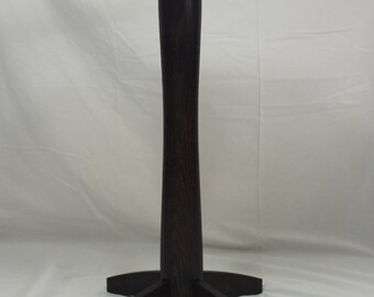 Shaker-Inspired Oak Table - Ebonized Lower - Solid Wood, Flat Pack