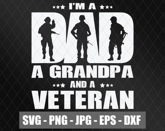 Download Dad Veteran Svg Etsy