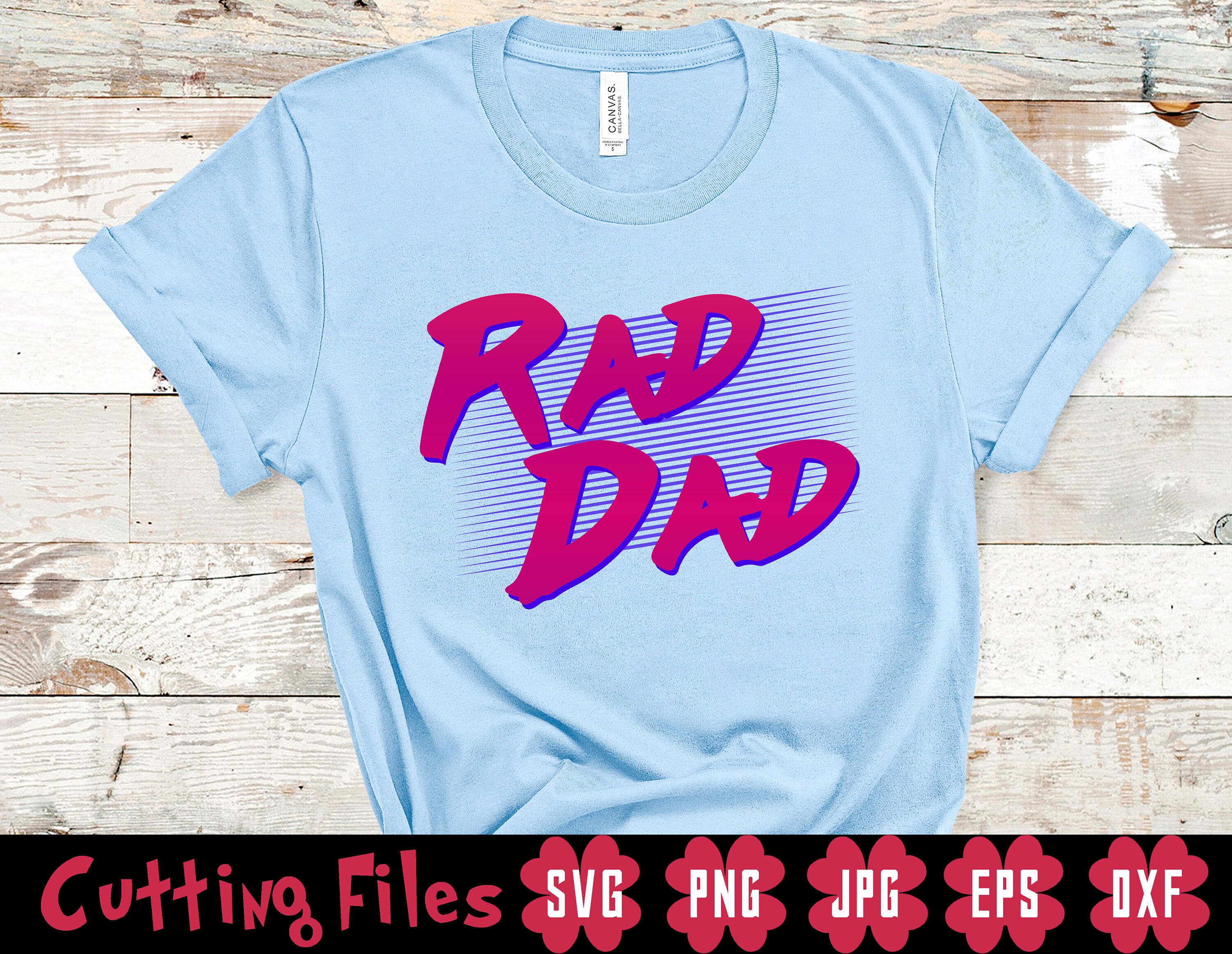 Download Rad Dad Gaming Papà Svg Papà Rad Festa del Papà Divertente | Etsy