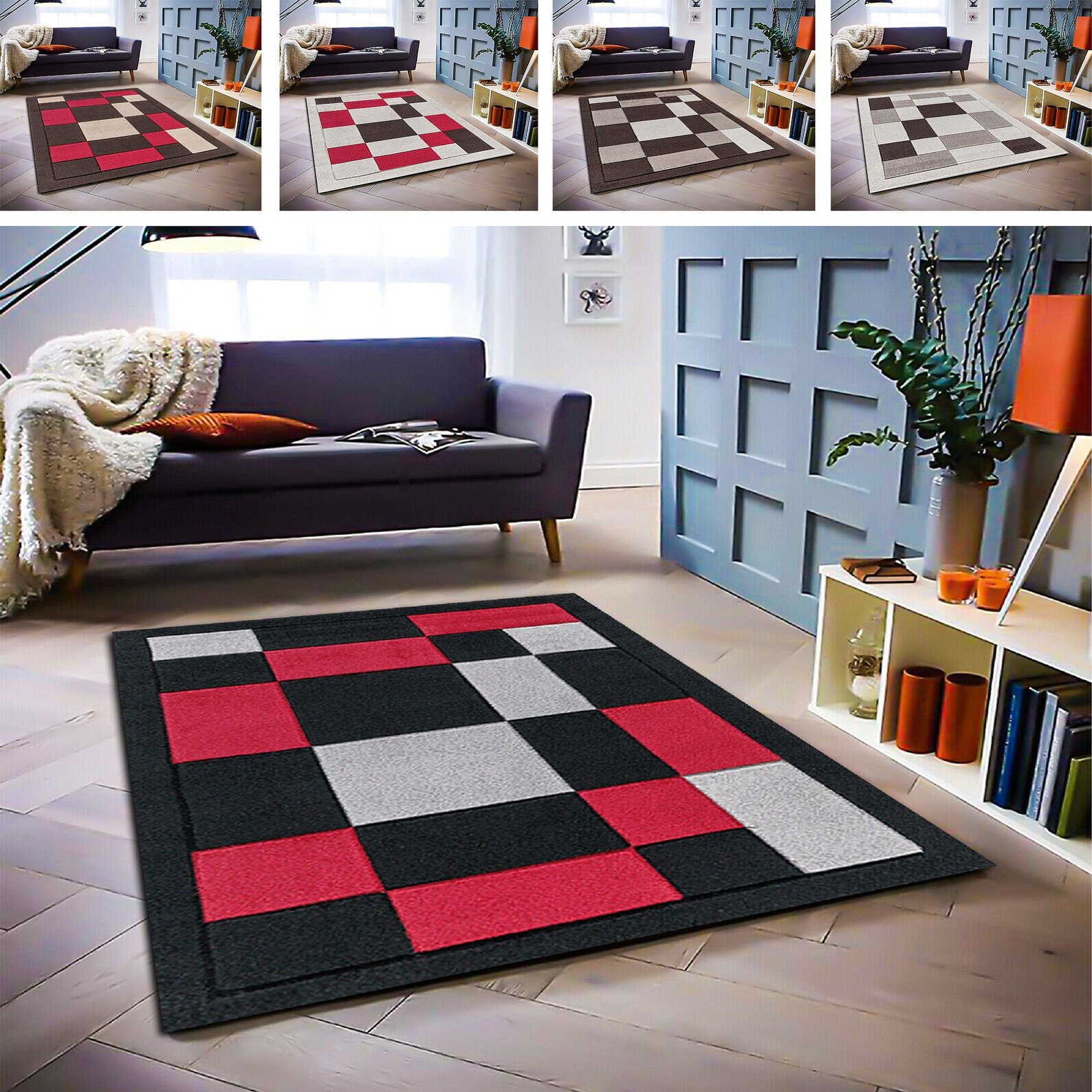 Anti Slip Rugs for Living Rooms Corridors Floor Mats Kids Play Etsy