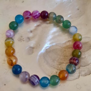 Ball bracelet - power bracelet made of gemstones