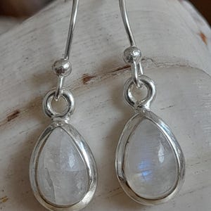 Earrings earrings 925 sterling silver with moonstone