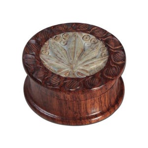 Grinder Crusher Herb Mill made of wood