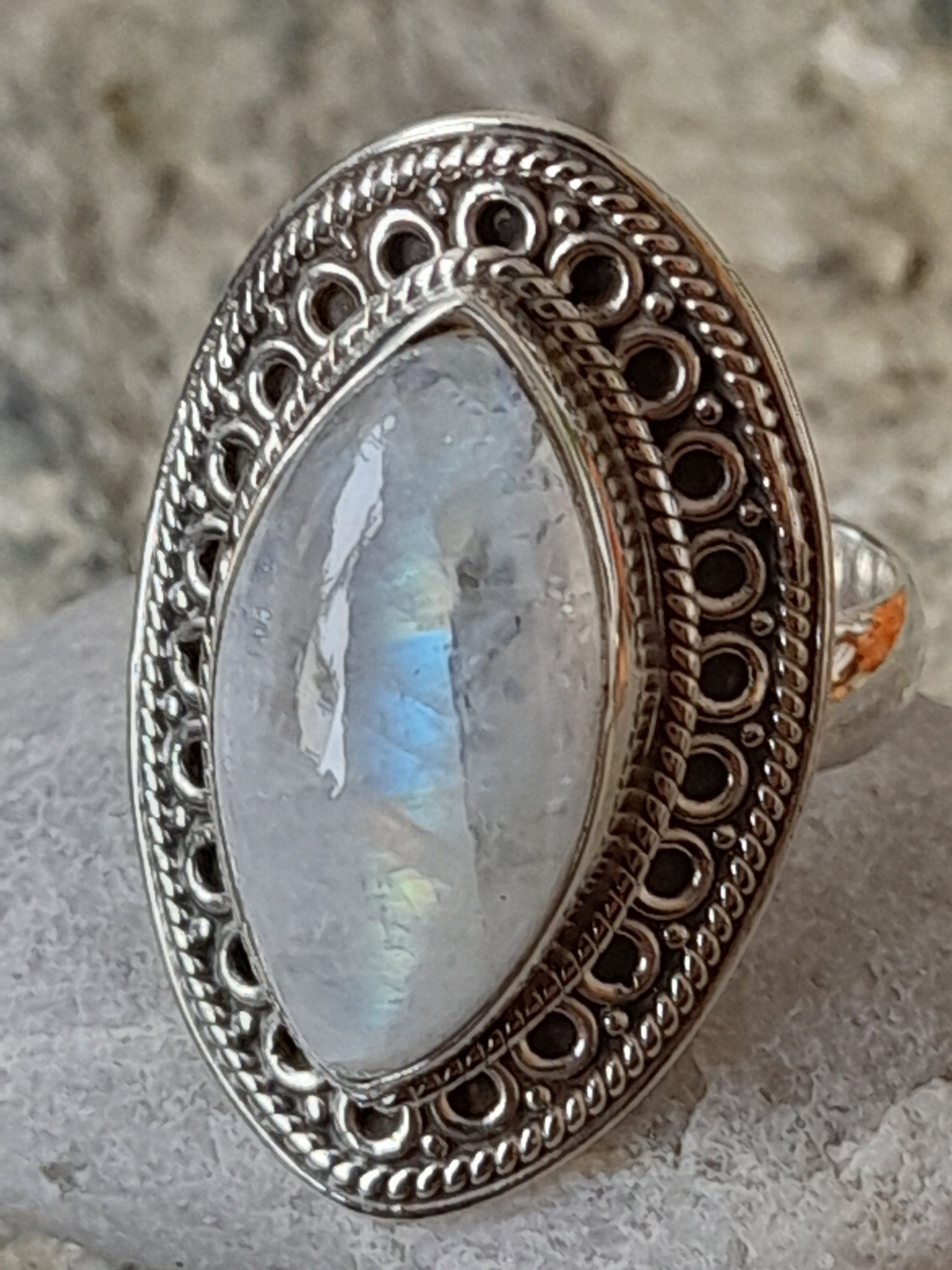 Ring Silver Moonstone