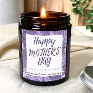 Moederdag Cadeau, Gepersonaliseerd kaarsgeschenk