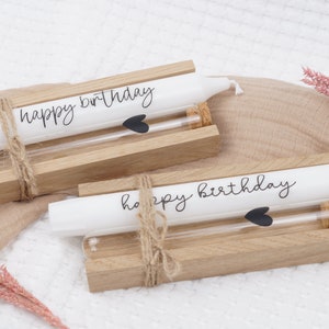 Verpackung für Geldgeschenk mit Kerze, Geldgeschenk zum Geburtstag