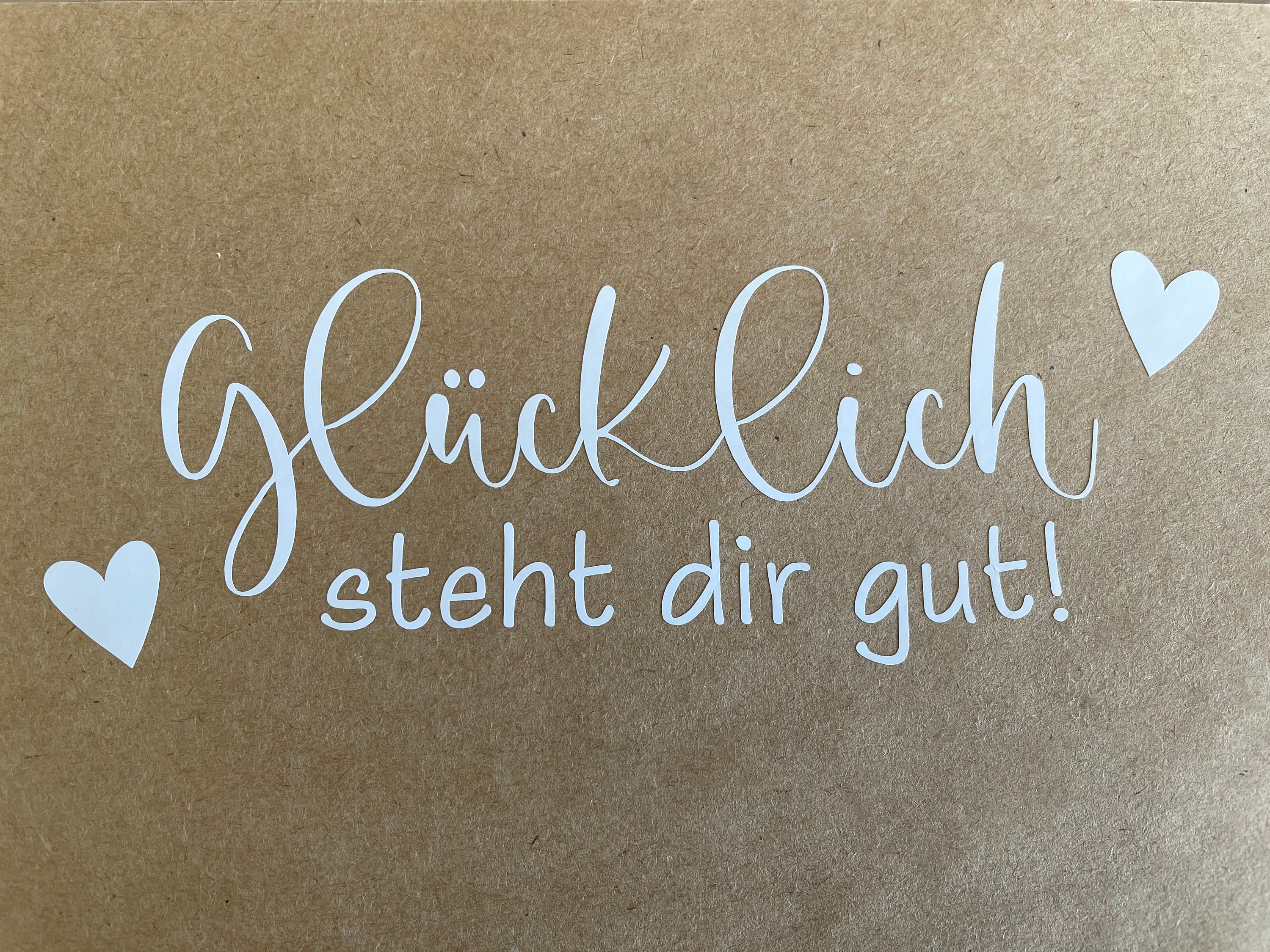Türaufkleber Glücklich steht dir gut, Sticker für Haustür Etsy Nederland