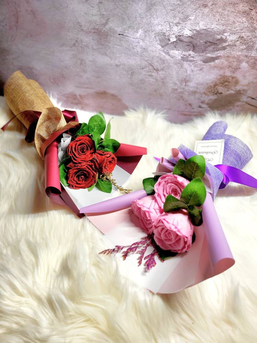 Regalo de rosas de aniversario para ella, regalos de rosas útiles