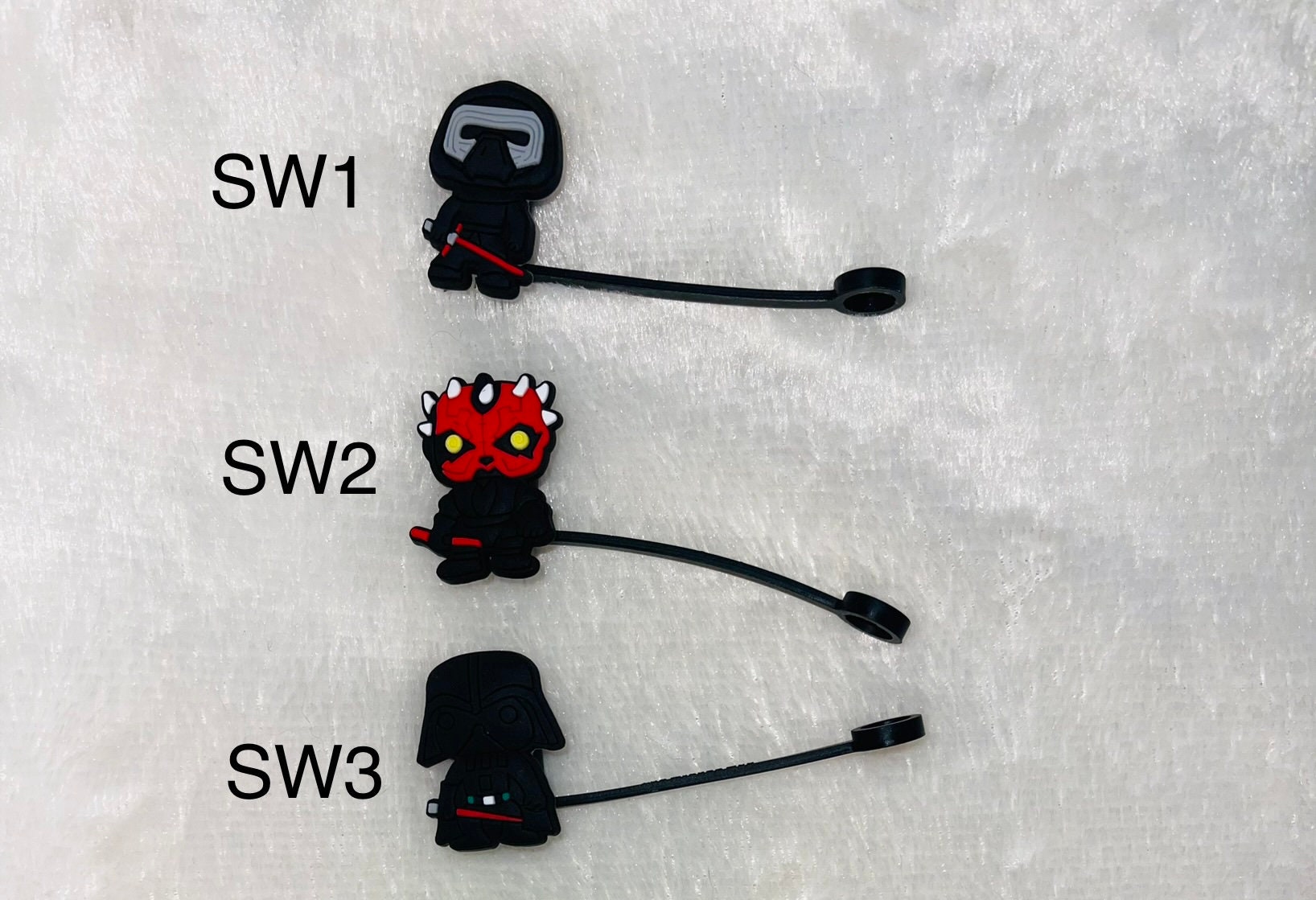 Character Silicone Straw Toppers star Wars 