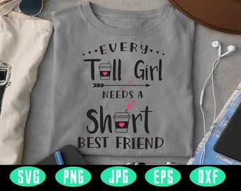 Download Tall Best Friend Svg Etsy
