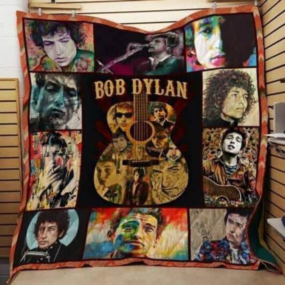 Bob Dylan Compilation Albums Blanket Quilt Gift For Bob Dylan Etsy