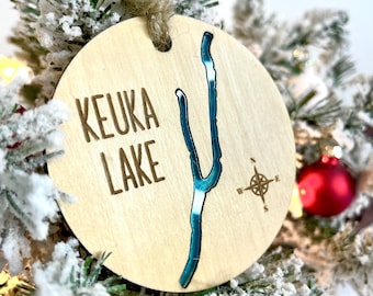 Lake Keuka Ornament- Finger Lake