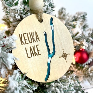 Lake Keuka Ornament- Finger Lake