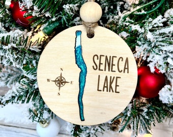 Seneca Lake Ornament- Finger Lake