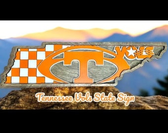 Tennesse Vols Wooden Sign Decor