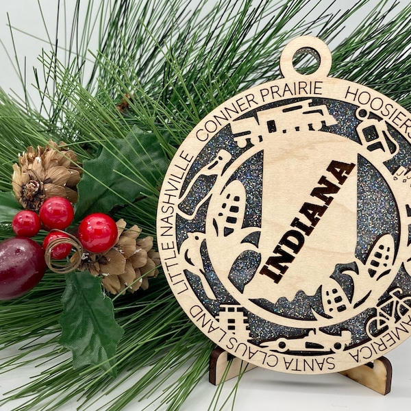 Indiana Dunes Ornament Etsy