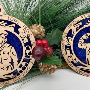 CUSTOMIZABLE United States Navy Field Uniform Christmas Ornament