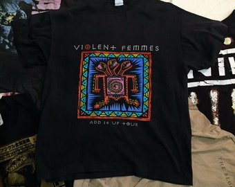 Violent Femmes Self-Titled Album T Shirt Mens Licensed Rock N Roll Retro Black