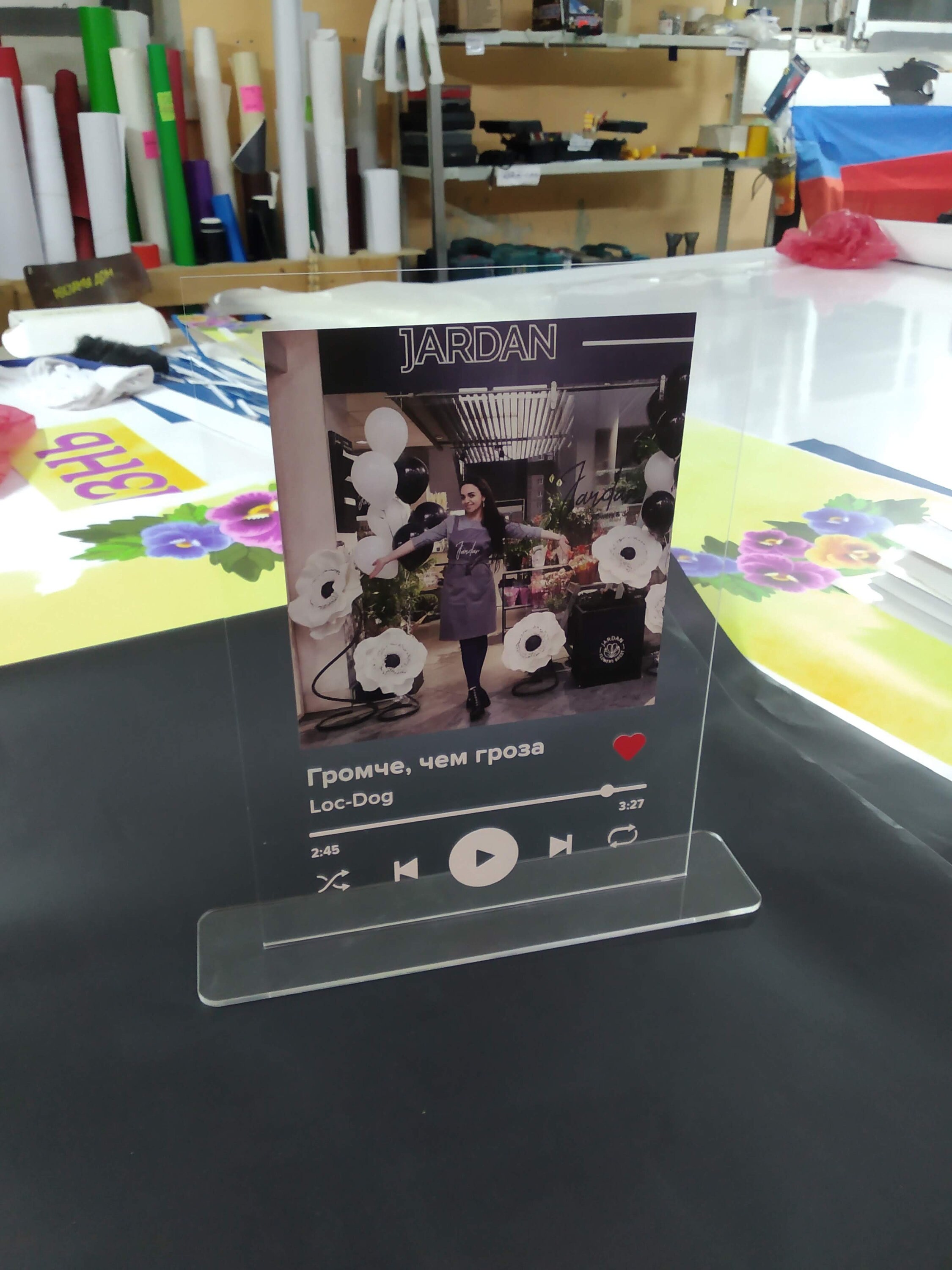 Acrylic Spotify album cover bff best friend gift present for | Etsy