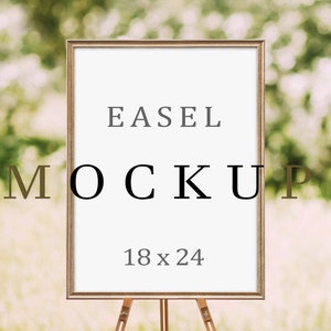 Easel Mockup, Empty Easel Mockup, Wedding Sign Mockup, Stock Photography  Blank Easel Mockup Print Background Easle Mockup DIGITAL DOWNLOAD 