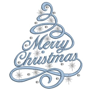 Christmas Tree Machine Embroidery File