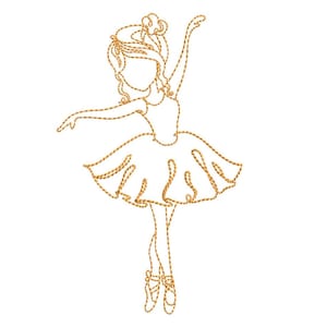 Ballerina für Stickmaschine