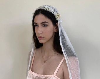 1930s Juliet Cap Veil