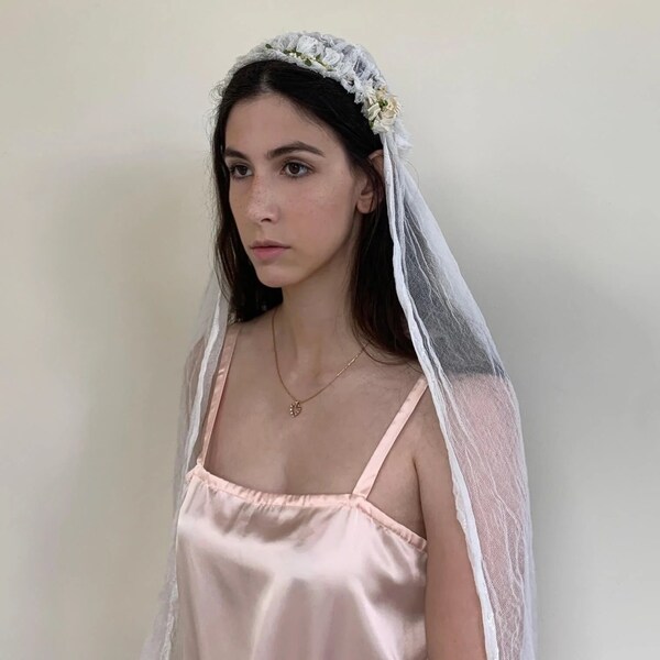 1930s Juliet Cap Veil