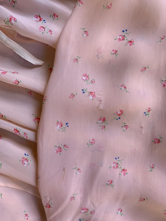1960s Pink Floral Dress | OSFM - image 8