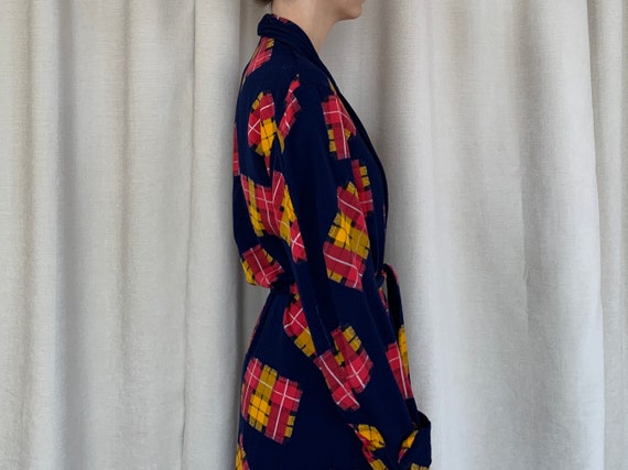 Vintage 1960s patterned robe | Unisex Small/ Medi… - image 8