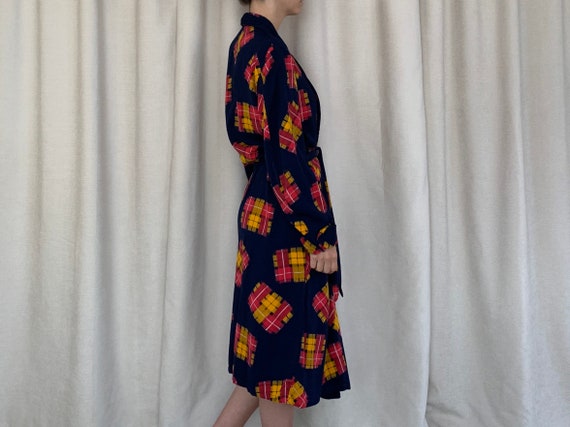 Vintage 1960s patterned robe | Unisex Small/ Medi… - image 7