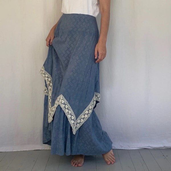 Edwardian tiered skirt | M