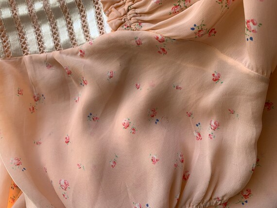 1960s Pink Floral Dress | OSFM - image 9