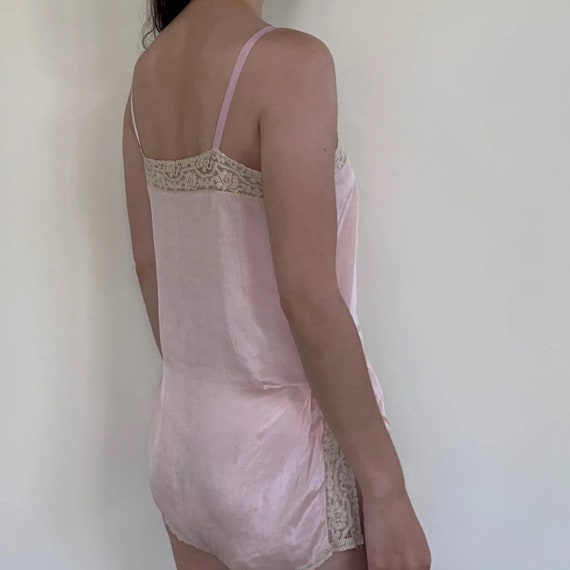 1920s Pink Silk Teddy | S - Etsy