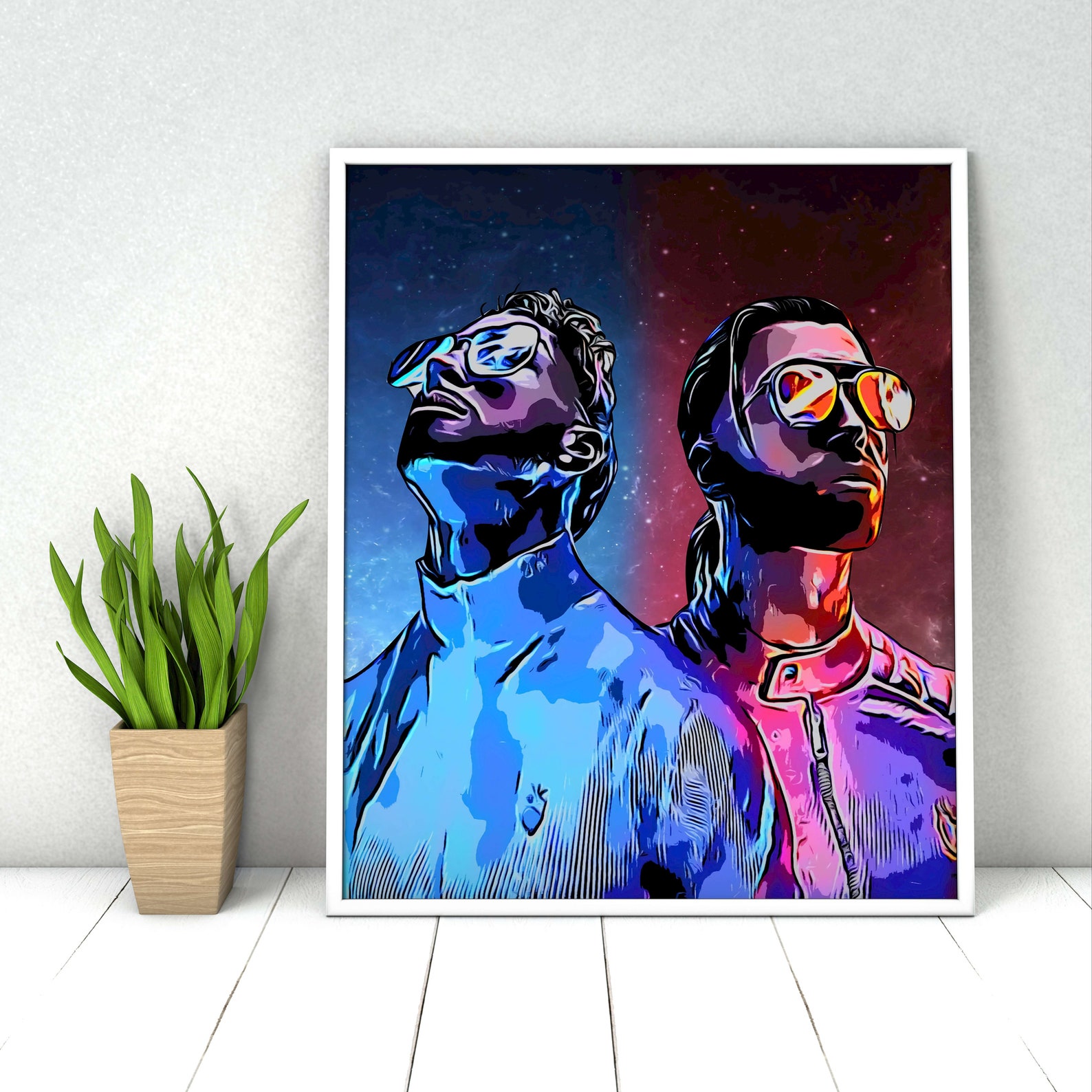 PNL Poster Sänger Poster GeschenkKunst Haus Erwärmung Etsy