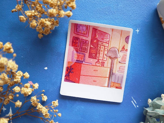 Daybreak Golden Hour Sunset Bedroom Dorm Aesthetic Polaroid