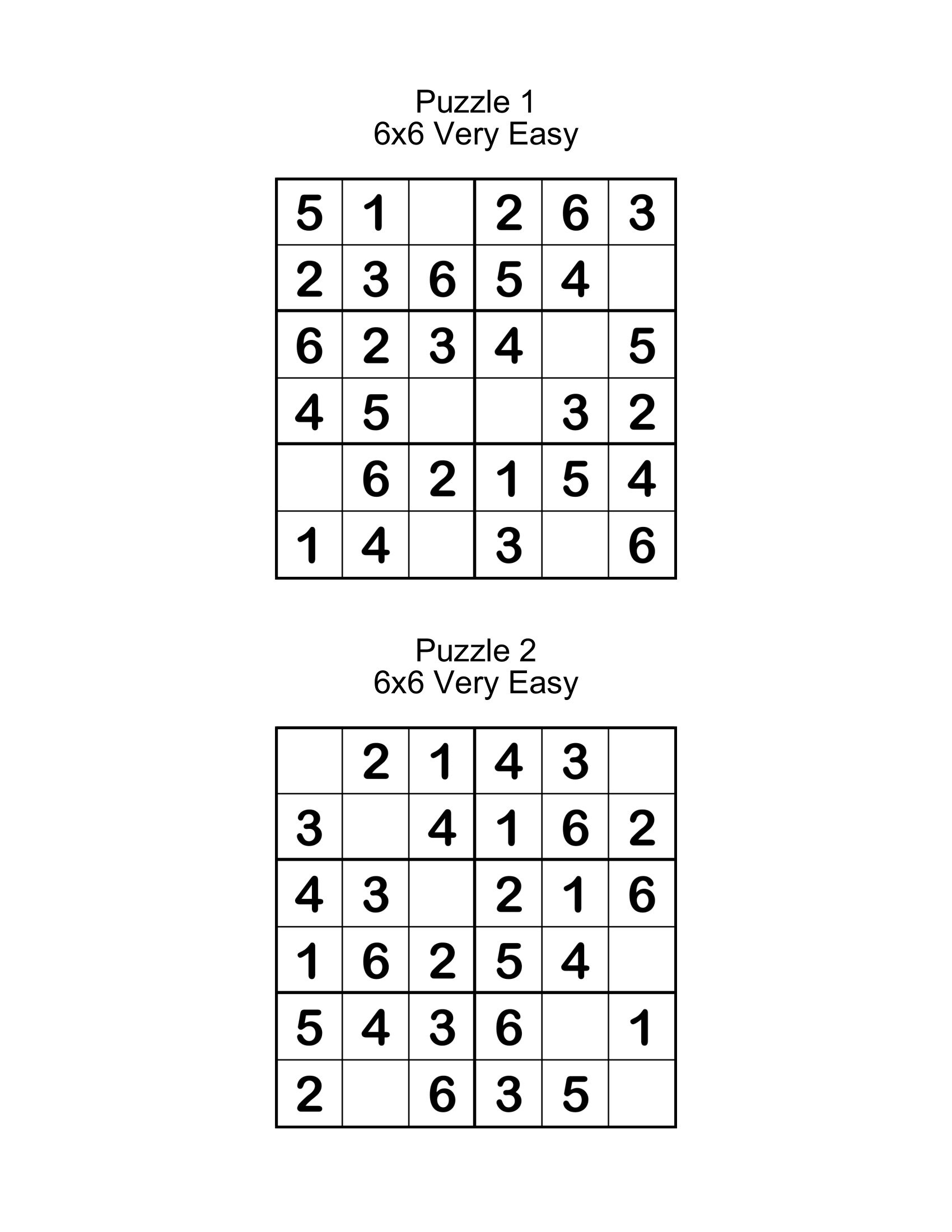 Simple Sudoku For Kids