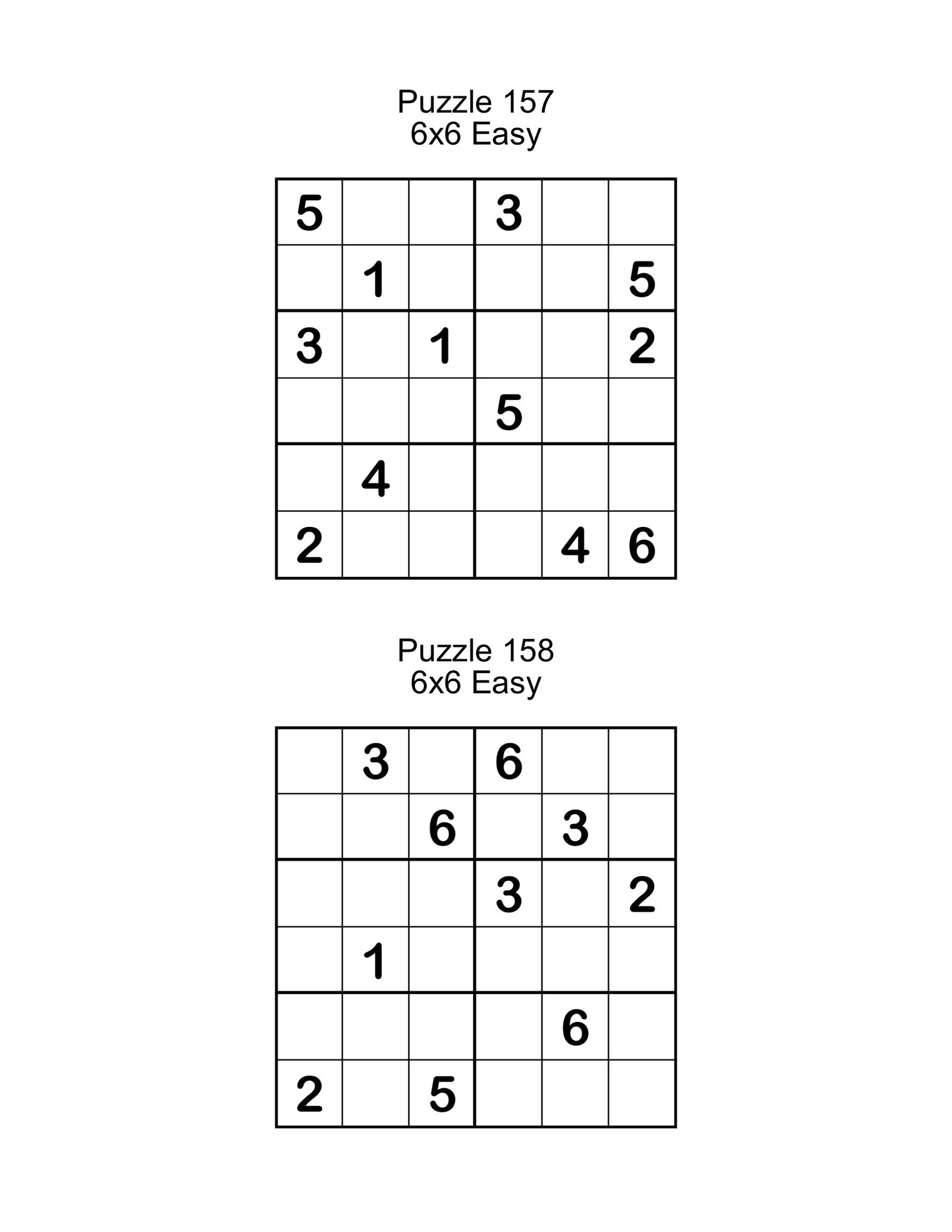 Sudoku For Kids 68 6x6 Very Easy And Easy 200 Sudoku Puzzles Etsy.de