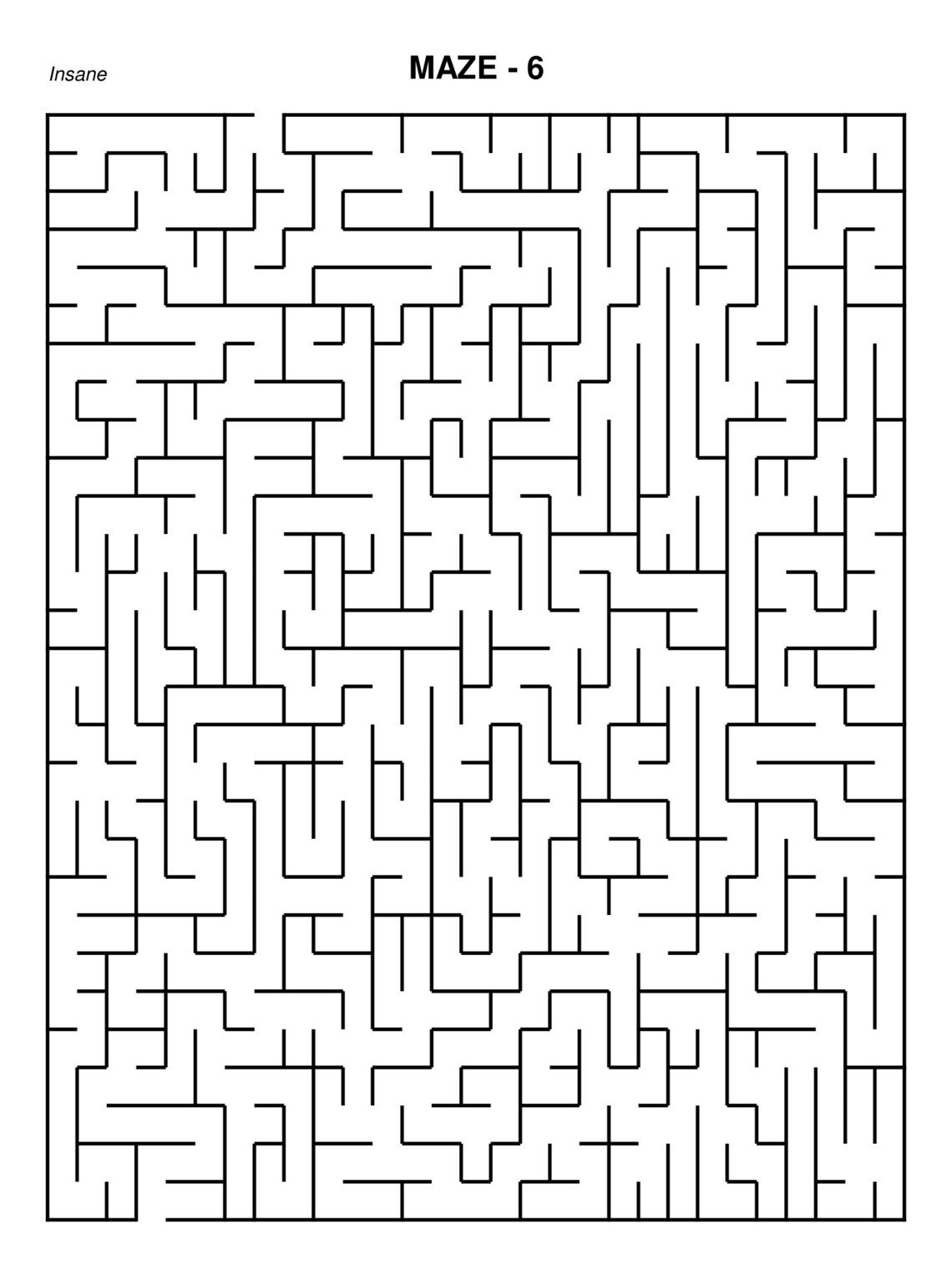 Mazes For Adults And Teens Hard Very Hard Insane 90 Mazes Etsy Italia