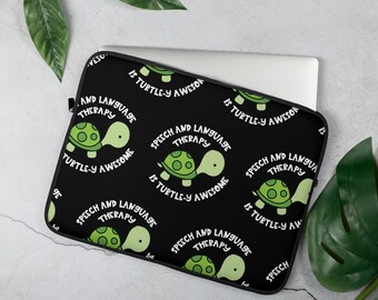 Speech and Language Therapy is Turtle-y Awesome 15" Laptop Sleeve