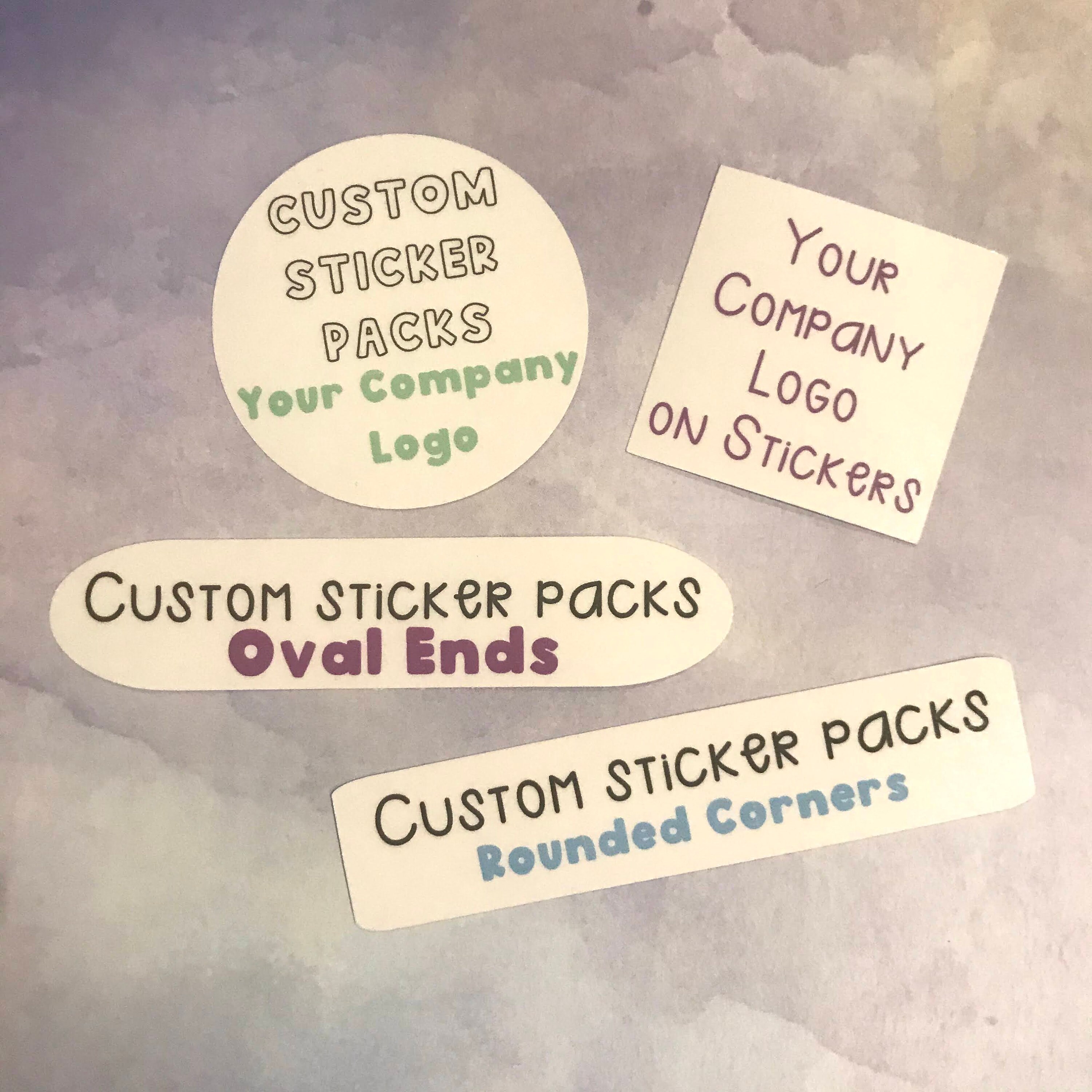 Custom Logo Stickers Business Stickers Business Merchandise Etsy UK