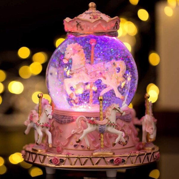 Carousel Horse Music Box Etsy