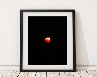 Super Flower Blood Full Moon 2021 II- Digital Photography for Printing