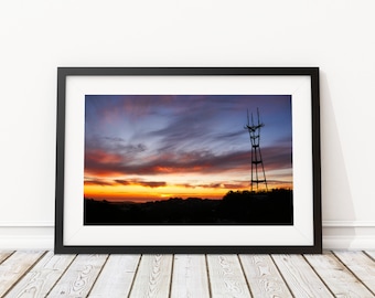 Sutro Tower - San Francisco - Sunset - Digital Photography for Printing