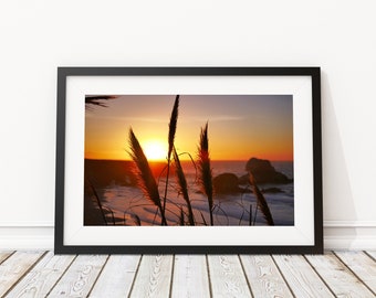 Sand Dollar Beach Sunset - Big Sur - California Highway 1  - Abstract Wall Art - Digital Photography for Printing