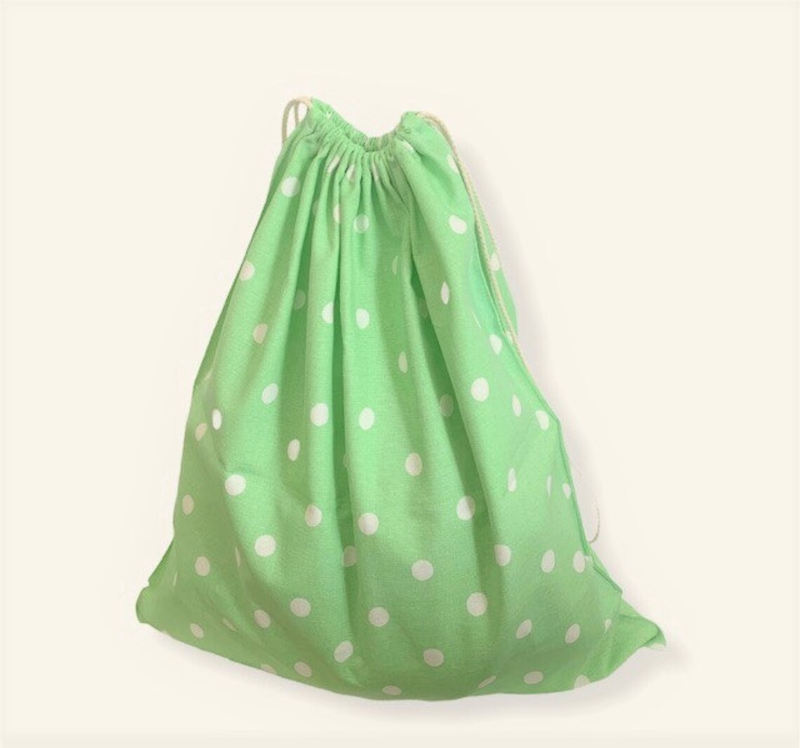 Cath Kidston fabric drawstring bag Extra large cotton bag Etsy